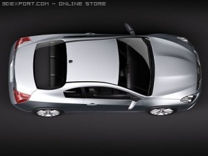 Nissan Altima Coupe 2010 Modèle 3D