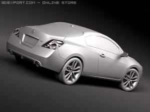 Nissan Altima Coupe 2010 Modèle 3D