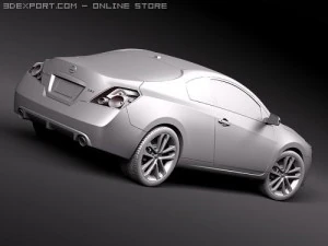 Nissan Altima Coupe 2010 3D Model