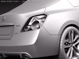 Nissan Altima Coupe 2010 Modèle 3D