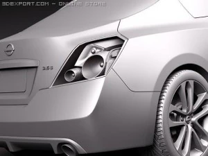 Nissan Altima Coupe 2010 3D Model