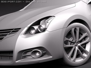 Nissan Altima Coupe 2010 Modèle 3D