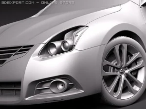 Nissan Altima Coupe 2010 3D Model
