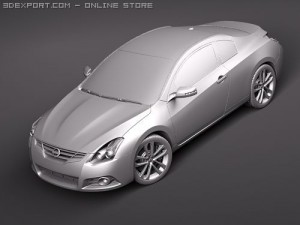 Nissan Altima Coupe 2010 Modèle 3D