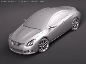 Nissan Altima Coupe 2010 3D Model