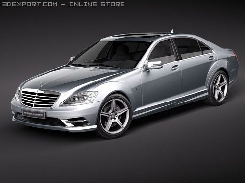 Mercedes-Benz S-class AMG 2010 Modelo 3D .c4d .max .obj .3ds .fbx .stl .blend 