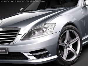 Mercedes-Benz S-class AMG 2010 Modelo 3D