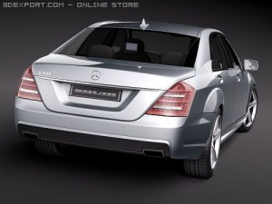 Mercedes-Benz S-class AMG 2010 Modelo 3D
