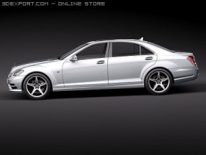 Mercedes-Benz S-class AMG 2010 Modelo 3D