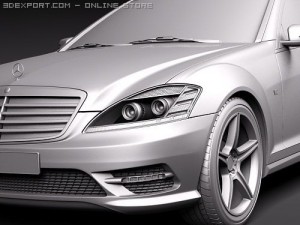 Mercedes-Benz S-class AMG 2010 Modelo 3D