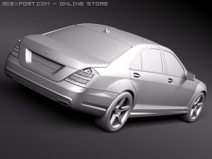 Mercedes-Benz S-class AMG 2010 Modelo 3D