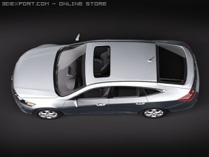 Honda Accord Crosstour 2010 3D Model