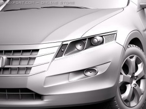Honda Accord Crosstour 2010 3D Model