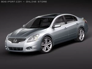 Nissan Altima Coupe 2010 3D Model
