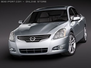 Nissan Altima Coupe 2010 Modello 3D