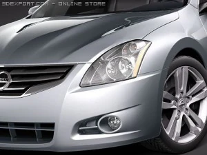 Nissan Altima Coupe 2010 3D Model