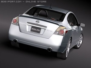 Nissan Altima Coupe 2010 Modello 3D