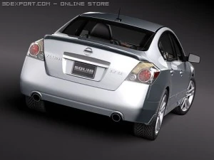 Nissan Altima Coupe 2010 3D Model