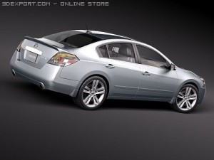 Nissan Altima Coupe 2010 Modello 3D