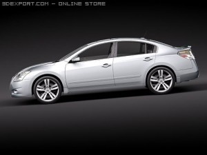 Nissan Altima Coupe 2010 Modello 3D