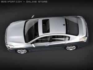 Nissan Altima Coupe 2010 3D Model