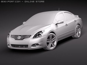 Nissan Altima Coupe 2010 Modello 3D