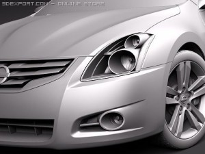 Nissan Altima Coupe 2010 Modello 3D