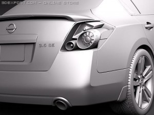 Nissan Altima Coupe 2010 Modello 3D