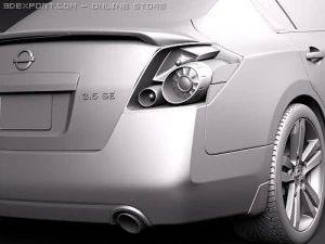 Nissan Altima Coupe 2010 3D Model