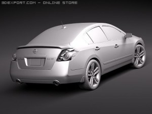 Nissan Altima Coupe 2010 Modello 3D