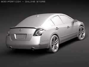 Nissan Altima Coupe 2010 3D Model