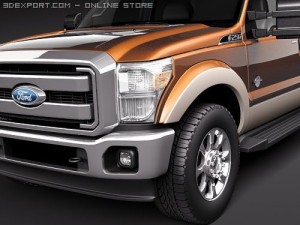 F-250 Super Duty Truck 2011 Model 3D