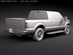 F-250 Super Duty Truck 2011 Model 3D