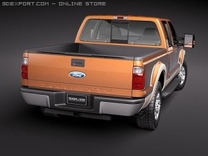 F-250 Super Duty Truck 2011 Model 3D