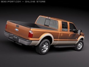 F-250 Super Duty Truck 2011 Model 3D