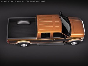 F-250 Super Duty Truck 2011 Model 3D