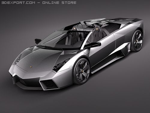 Reventon Roadster 2010 Modello 3D .c4d .max .obj .3ds .fbx .stl .blend 