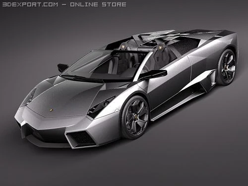 Reventon Roadster 2010 3D Model .c4d .max .obj .3ds .fbx .stl .blend 