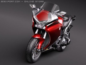 Honda VFR1200 2010 3D Model