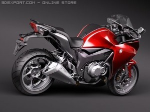 Honda VFR1200 2010 3D Model