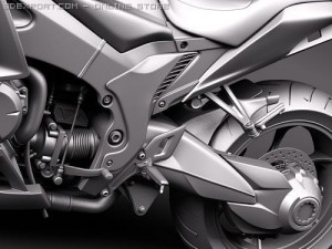 Honda VFR1200 2010 3D Model