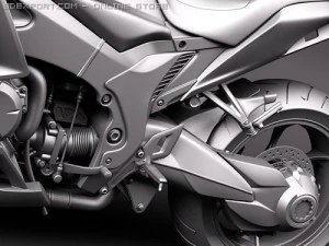 Honda VFR1200 2010 3D Model