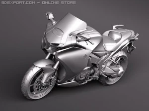 Honda VFR1200 2010 3D Model