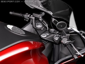 Honda VFR1200 2010 3D Model