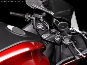 Honda VFR1200 2010 3D Model