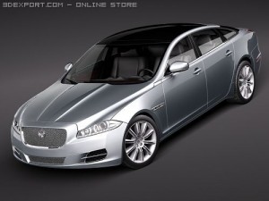 Jaguar XJ 2010 3D मॉडल