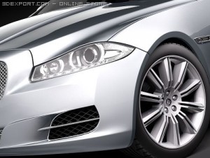 Jaguar XJ 2010 Model 3D