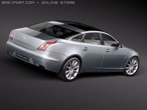 Jaguar XJ 2010 Model 3D