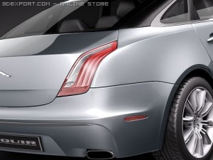 Jaguar XJ 2010 Model 3D
