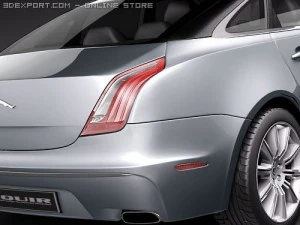 Jaguar XJ 2010 3D Model